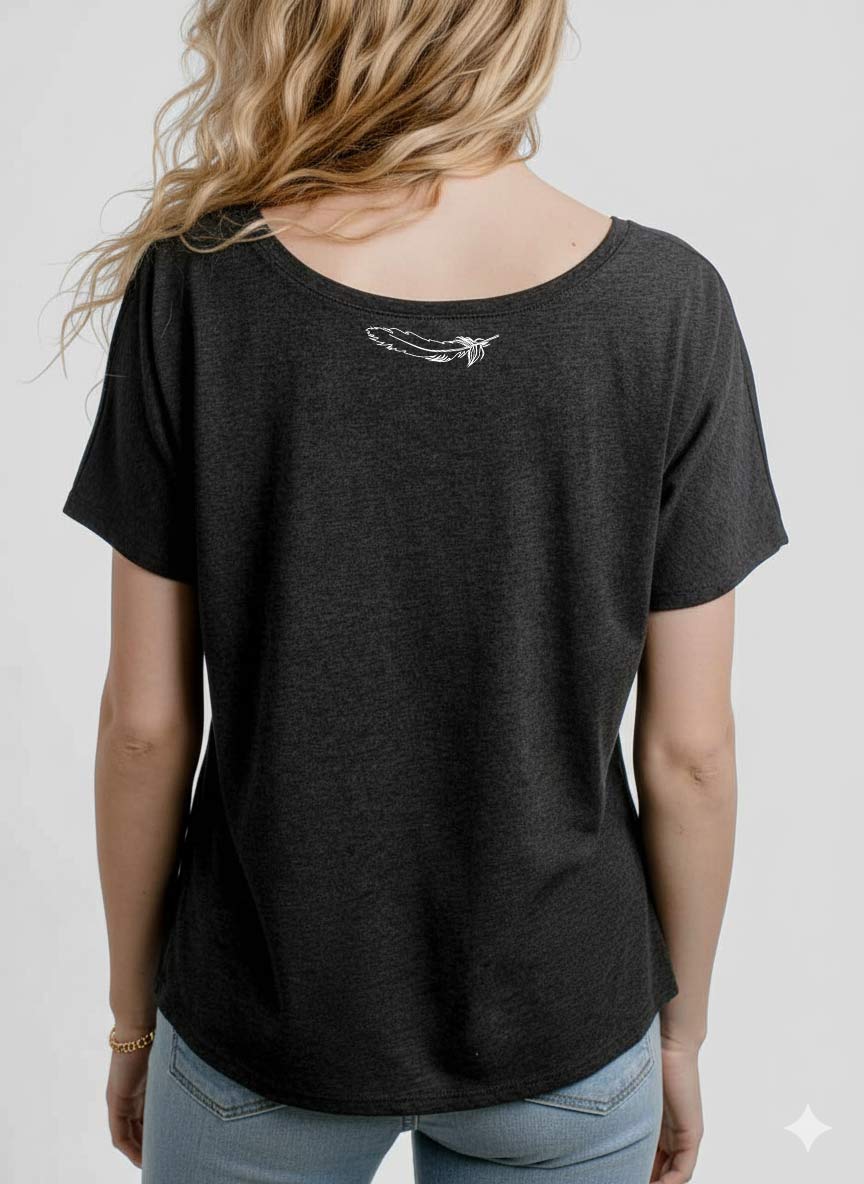 Her Silhouette Vizsla Women's Dolman T Shirt