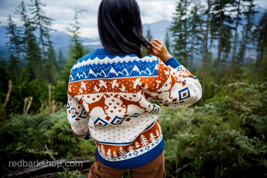 Tantalus Mountain Range Knitted Sweater