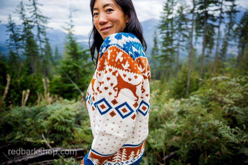 Tantalus Mountain Range Knitted Sweater