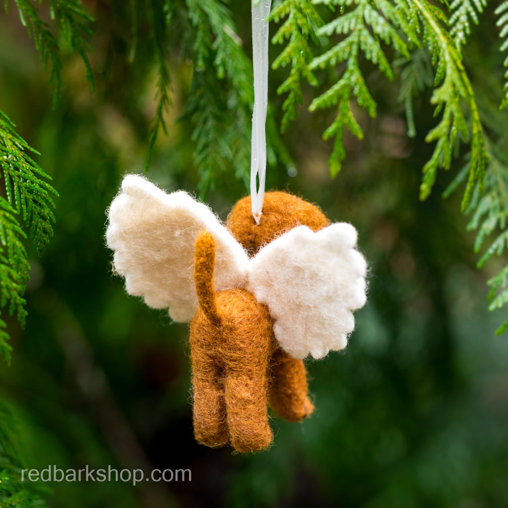 Needle Felted Angel Vizsla with Wings