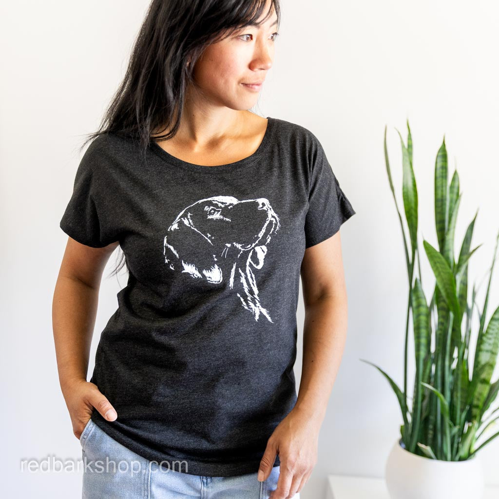 Her Silhouette Vizsla Women's Dolman T Shirt