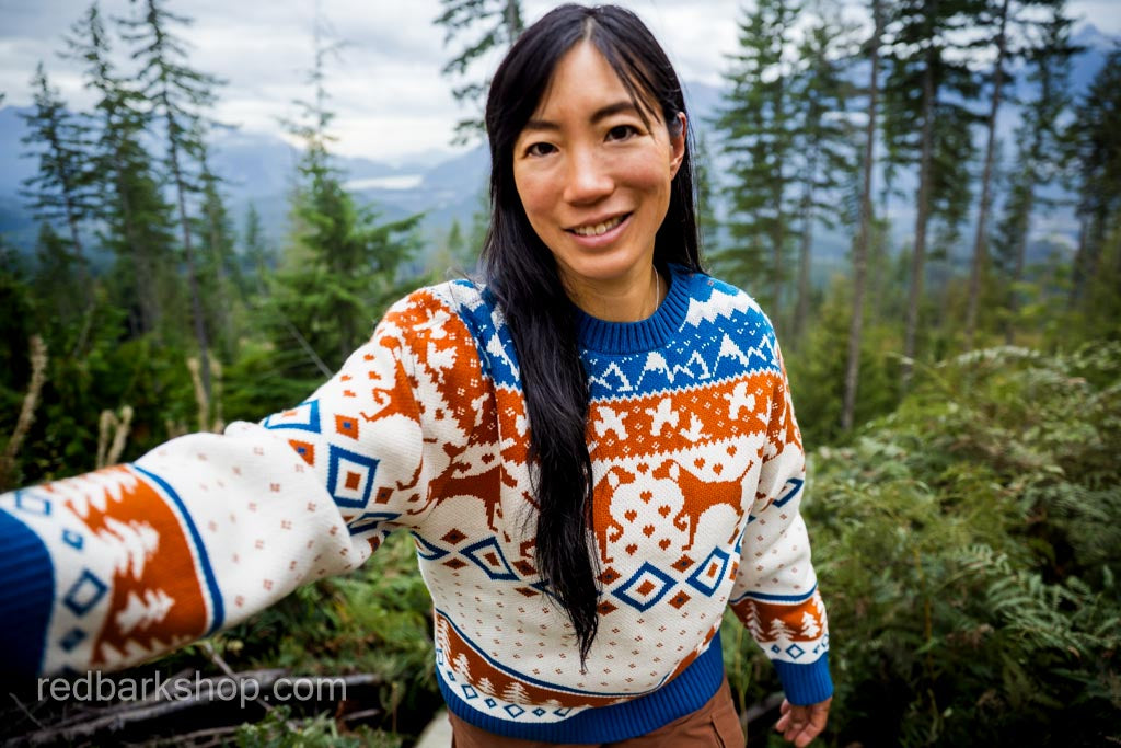 Tantalus Mountain Range Knitted Sweater