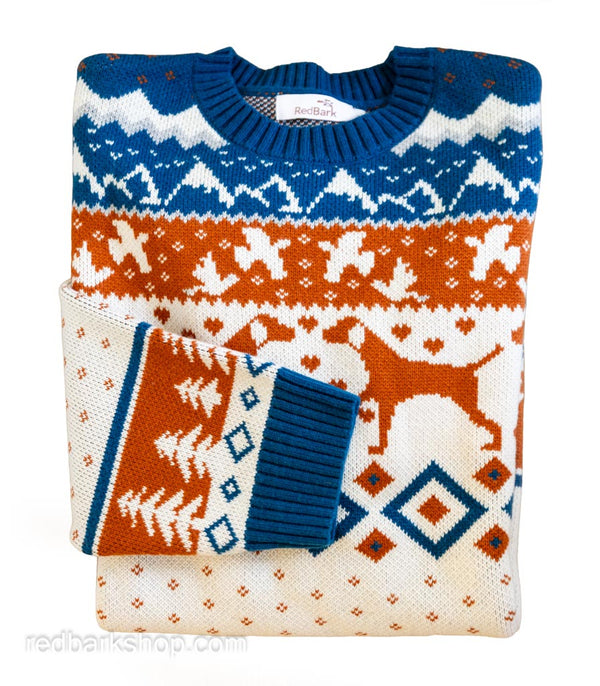 Tantalus Mountain Range Knitted Sweater - Red Bark Shop