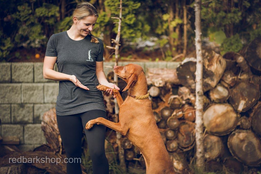 great womens trail dog tshirt